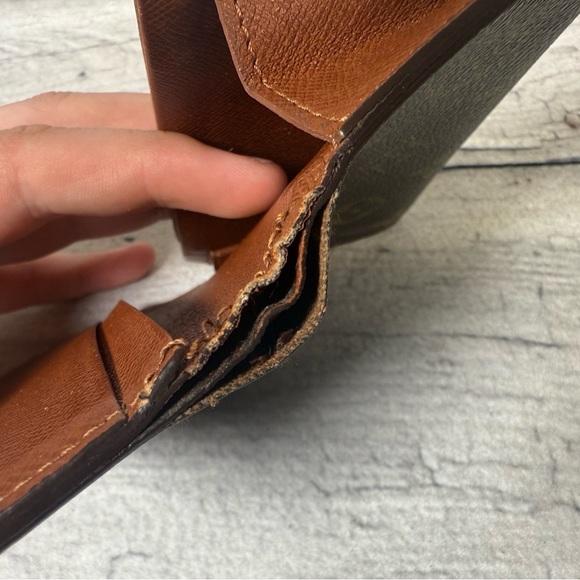 Louis Vuitton Porte-Monnaie Tresor Fold Brown Monogram Leather Wallet - Picture 13 of 16